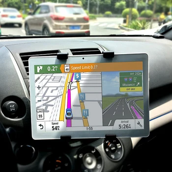Juoda 360 Laipsnių Reguliuojamas Tablet Laikiklio Stovas Universalus Automobilinis CD Lizdas 7-10 Colių Tablet Mount Turėtojas, Ipad Samsung Tablet