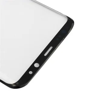 Juodas Samsung Galaxy S9 S9+ Plius Priekinės Stiklo Objektyvas Jutiklinio Ekrano Skydelio Remontas Replac
