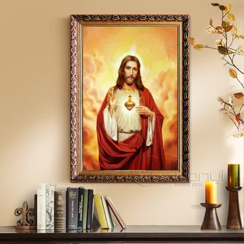 Jėzaus Kristaus Paveikslas Sienos Menas Nuotraukas Kambarį Kokybės Drobė, Aliejus, Tapyba Namų Dekoro Plakatų Ir Grafikos Kūriniai