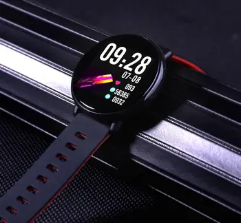K1 Smart žiūrėti IP68 vandeniui IPS Ekrano Spalvos Širdies ritmo monitorius Fitness tracker Sporto smartwatch PK CF18 CF58