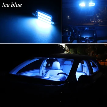 KAMMURI 18Pcs Balta Ne Klaida Canbus LED Lemputes BMW X1 E84 LED Vidaus patalpų Lengvosios + Licenciją Plokštelės Lempa Rinkinį (2010-m.)