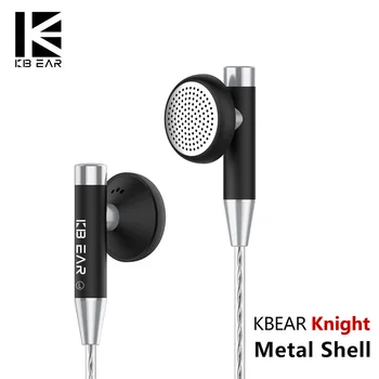 KBEAR Riteris N52 Magnetinio biocomposite diafragma dinaminis vairuotojo ausinių su sidabro padengtą kabelis