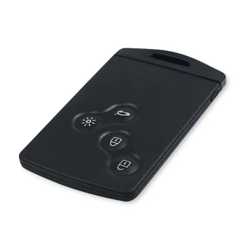 KEYYOU 10vnt 4 Mygtukų Nuotolinio Smart Card Klavišą Atveju Fob Už Renault Laguna Koleos Smart Card Klavišą 