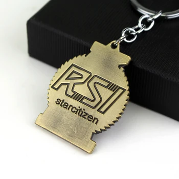 KIETAS Karštas Žaidimų Serijos Star Citizen Starcitizen Keychain Metalo Nepriklausomo Key Chain Lydinio Raktų pakabukai Chaveiro Gerbėjai Suvenyras, Dovana