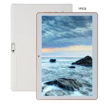 KT107 Plastiko Tablet 10.1 Colių HD, Didelis Ekranas, Android 8.10 Versija Mados Nešiojamų Tablet 8G+64G Balta Tabletė xiajia