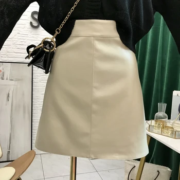 Kalnų krištolas grandinės kutais padalinta sijonas aukštu juosmeniu-line Mini suknelė 2020 m. Rudens Mados Naujas sijonas Moterims Streetwear