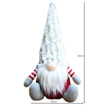 Kalėdų Rankų Darbo Švedų Įdaryti Žaislas Santa Lėlės Gnome Skandinavijos Tomte Šiaurės Nykštukas Elf Kalėdos Dekoro Ir Namų Puošybos Santa
