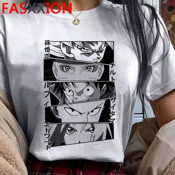 Karšto Japonų Anime Naruto Marškinėliai Vyrams, Funny Cartoon Grafika Vasaros T-shirt Cool Hip-Hop Atsitiktinis Marškinėlius Hip-Hop Top Tees Vyras