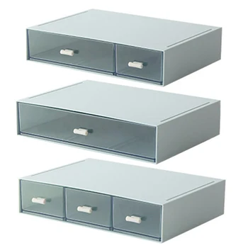 Karšto Mini Aukštos Kokybės Laikymo Stalčių Plastiko Kosmetikos Makiažas Konteinerių Organizuoti Lauke Daugiafunkcį Desktop Storage Box Namų
