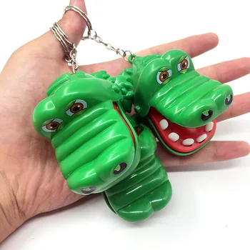 Karšto Pardavimo Kūrybos Mažo Dydžio Krokodilas Burną Stomatologas Bite Piršto Žaidimo Juokingi Gags Žaislas Vaikams Žaisti Įdomus Keychain Kalėdų Dovanos