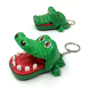 Karšto Pardavimo Kūrybos Mažo Dydžio Krokodilas Burną Stomatologas Bite Piršto Žaidimo Juokingi Gags Žaislas Vaikams Žaisti Įdomus Keychain Kalėdų Dovanos