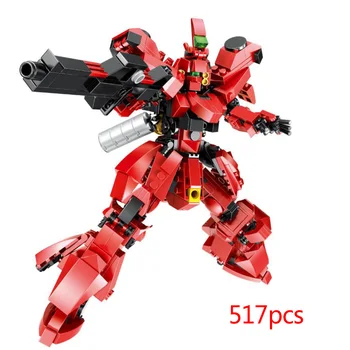 Karšto super robotas karo zeta gundam seed destiny Strike Dievas rx-78 EXIA Barbatos building block modelis Amuro Char pav plytų žaislai