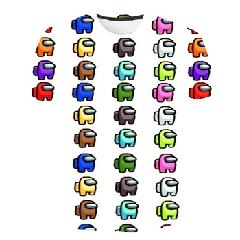 Kawaii Naują Žaidimą iš Mūsų, Marškinėliai vaikams 2020 Juokingas Vasaros Viršūnes Animacinių filmų T-shirt Impostor Grafinis Tees Hip-Hop Unisex Marškinėlius vaikas