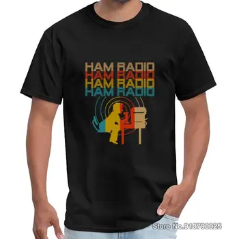Kietas Hipster Retro Kumpis Radijo T-Shirt. Geriausias Kostiumas. Vyrų Marškinėliai Juokinga