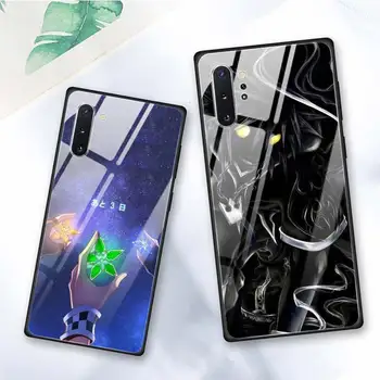 Kingdom Hearts Grūdintas Stiklas Case for Samsung Galaxy S10 S20 Ultra S8 S9 Plus S10e Pastaba 8 9 10 Plius S10 5G Padengti Rubisafe