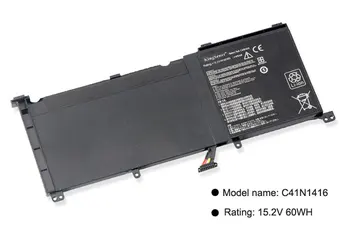 Kingsener Naujas C41N1416 Nešiojamas Baterija ASUS ZenBook Pro G501 G601J UX501VW UX501LW N501L UX501J Serijos 15.2 V 60Wh