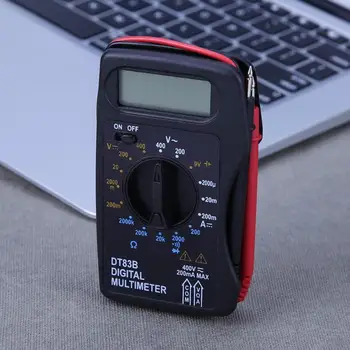 Kišenėje DT83B Skaitmeninis Multimetras Ammeter Voltmeter DC/AC Omų Rezistorius Įtampos Kelių Metrų Testeris Elektros Prietaisai