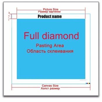 Kvadratiniu Diamond Drugelis 5D 