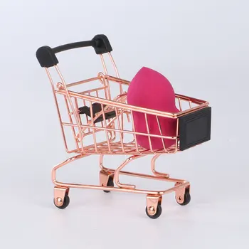 Kūdikių Vaikai Modeliavimas Mini Pirkinių Krepšelis Žaislų prekybos Centrų Sulankstomas Vežimėlis Handcart Juokingi Vaikai Žaislų Saugojimo Krepšys 12*8.5*11cm