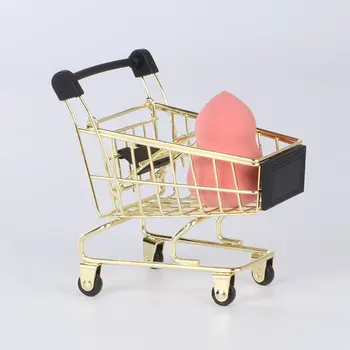 Kūdikių Vaikai Modeliavimas Mini Pirkinių Krepšelis Žaislų prekybos Centrų Sulankstomas Vežimėlis Handcart Juokingi Vaikai Žaislų Saugojimo Krepšys 12*8.5*11cm