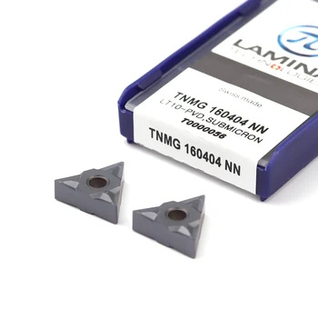 LAMINA originalus TNMG160408 NN LT10 įtvirtino karbido TNMG160404 NN LT10 turas tekinimo įrankis CNC frezavimo staklės