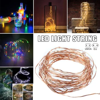 LED Stringlight Apdailos Energijos Taupymo Nešiojamų Kabinti Festivalių Šalis WWO66