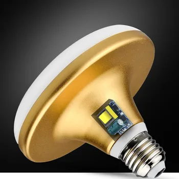 LED balta šilta šviesos didelės galios UFO E27 miegamojo kambarį lubų lempa gamyklos cechas apšvietimo namų energijos taupymo lemputė