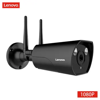 LENOVO dual antenos IP kameros ONVIF 1080P Lauko Vandeniui VAIZDO Kamera, HD Naktinio Matymo Wifi Bevielio ryšio Stebėjimo kamerą