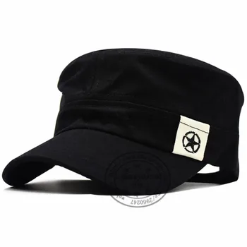 LIBERWOOD Vyrų Taktinis Skrybėlės Oro Pajėgų Kepurės Flat Top kepurę su Snapeliu Kariuomenės Korpusas, Hat 