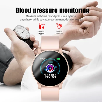 LIGE Naujas Moterys Vyrai Smart Žiūrėti Prabanga Kraujo Spaudimas Skaitmeninių Laikrodžių Mados Kalorijų Sporto smartwatch DND Režimas 
