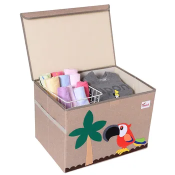 Lankstymo Drabužių Laikymo Dėžutė su Dangčiu Vaikų Žaislų Saugojimo Dėžutė Namų apyvokos Prekės Įvairenybės Sw23 36*36*52 65L