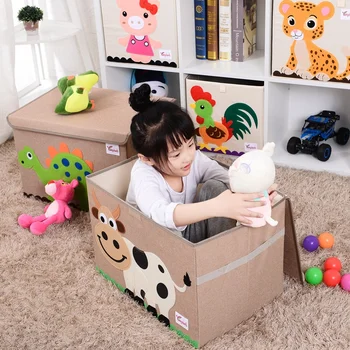 Lankstymo Drabužių Laikymo Dėžutė su Dangčiu Vaikų Žaislų Saugojimo Dėžutė Namų apyvokos Prekės Įvairenybės Sw23 36*36*52 65L