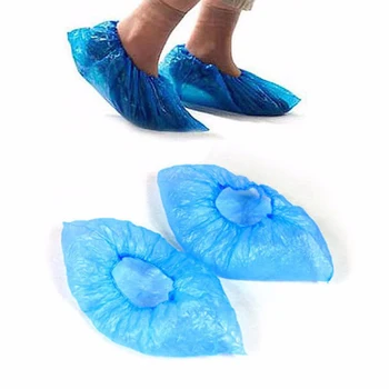 Lauko kempingas, žygiai, vandens ir purvo įrodymas, 100vnt vienkartiniai plastikiniai batų padengti apsauga nuo dulkių sutirštės koja dangtis