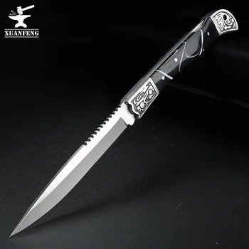 Lauko peilis kempingas medžioklės peilis laukinių išgyvenimo trumpas peilis keychain peilis aukštos kokybės sulankstomas peilis