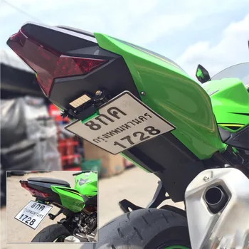 Licenciją Plokštelės Laikiklis LED Šviesos HONDA CB650F CBR650F-2018 m. m. 16 17 Motociklo Uodega Tvarkinga Sparnas Eliminator CB CBR 650F