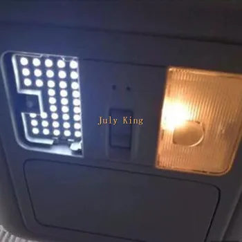 Liepos Karalius LED Automobilio Salono Skaitymo Lemputės Atveju, Nissan Tiida Sylphy Sentra 2008-2012 m., 6000K 2835SMD, Patalpų Šviesos, 4 vnt/set