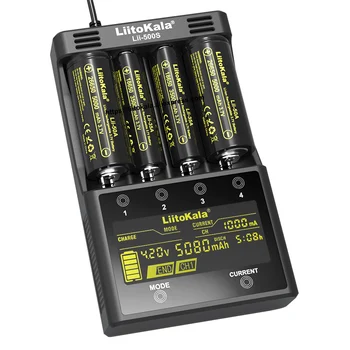 Liitokala Lii-PD4 Lii-PL4 Lii-202 Lii-402 Lii-500S LCD), 3,7 V 21700 18650 26650 10440 18350 1.2 V AA/AAA tipo ličio baterijos kroviklis
