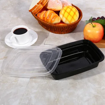 Lunchbox 10vnt/set Valgio Ruošimo Indą Plastikinių Maisto Ruošimo Indą Microwavable Maisto produktų Laikymo Dėžutės Dangtelį Bento Box Šilumos Lunchbox
