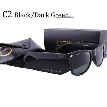 Lvvkee Prabanga Mens Poliarizuoti Akiniai nuo saulės Moterų UV400 Vairavimo Veidrodinį Aikštėje Retro spindulių, Saulės akiniai, Akiniai rausva, žalia