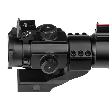 M3 Stebėjimo Teleskopas Ginklą Akyse Dot Apimtis Picatinny Rail Medžioklės Red Dot Riflescopes 32mm su Reflex Raudona/Žalia