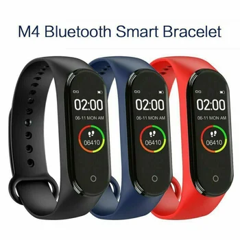 M4 Pro Smart Juosta Termometras, Širdies ritmą, Kraujo Spaudimą, stebėti Vyrų Smart žiūrėti Fitneso apyrankę Smartband 