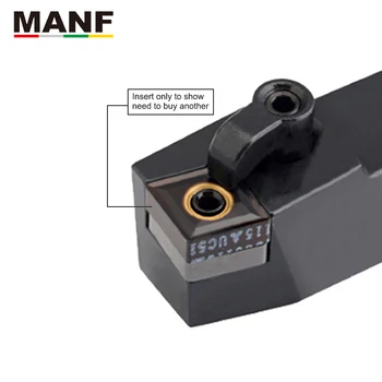 MANF Tekinimo Įrankio Laikiklis 20mm MCBNR-2525M12 Pjovimo Pjovimo Įrankis Volframo Karbido Toolholder Išorės Tekinimo Įrankio Laikiklis
