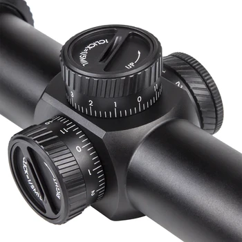 MARCOOL Optika 1-6X24 IR Medžioklės Riflescopes Kompaktiškas Stiklo Išgraviruotas Tinklelis Bokštelius Lock Reset Taktinis Optinės Akyse
