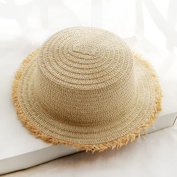 MATTYDOLIE Didmeninė saulės, skrybėlę, moteris vasarą veidrodėliai saulės jaunimo lauko kelionių šiaudų skrybėlę skydelis flat top paplūdimio skrybėlę