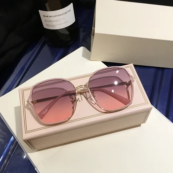 MS 2020 vintage akiniai nuo saulės moteriški akiniai nuo saulės prabangių Mados akiniai nuo saulės negabaritinių Moterų akiniai nuo saulės