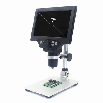 MUSTOOL 1200X Skaitmeninis Mikroskopas, Elektroninis Vaizdo Mikroskopu 7inch HD LCD 12MP Litavimo Mikroskopu Telefonu Remontas didinamasis stiklas