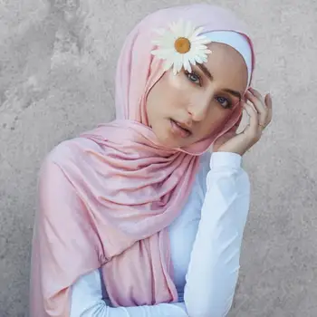 Madinga moterų musulmonų vasaros plonas hijab šalikas foulard femme dydžio plius hijabs Islamo skaros soild skarelė moterims 85*180cm