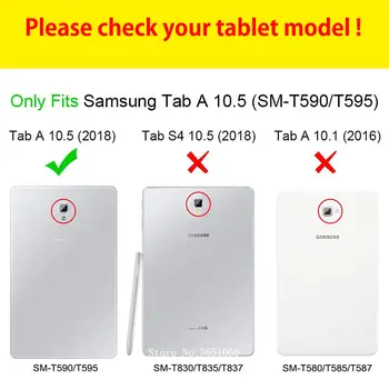 Mados Drugelis Case For Samsung Galaxy Tab A2 2018 10.5