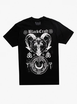 Mados vyriški trumpomis Rankovėmis T-shirt BLACKCRAFT LEVIATANAS T-SHIRT Mens Juokinga T Shirts