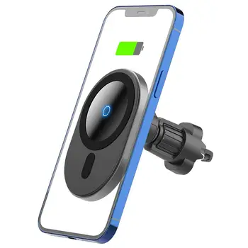 Magnetas Belaidis Automobilinis Įkroviklis Skirtas Apple iPhone 12 Mini/Pro 12/12 Por Max Automobilinis Telefono Laikiklis Qi 15W Sparčiojo Belaidžio ryšio Įkroviklių